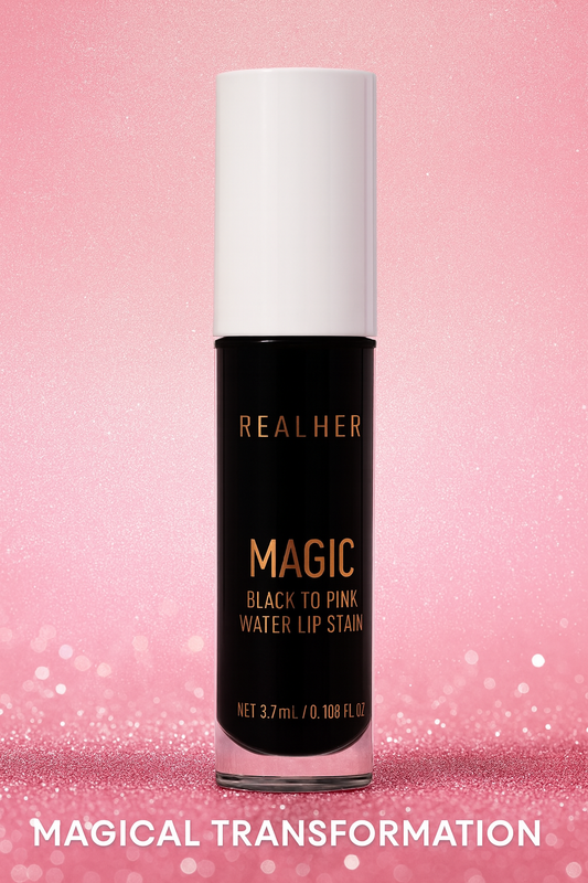 Rouge à lèvres RealHer Magic Black to Pink, couleur pour tous les types de peau et toutes les carnations